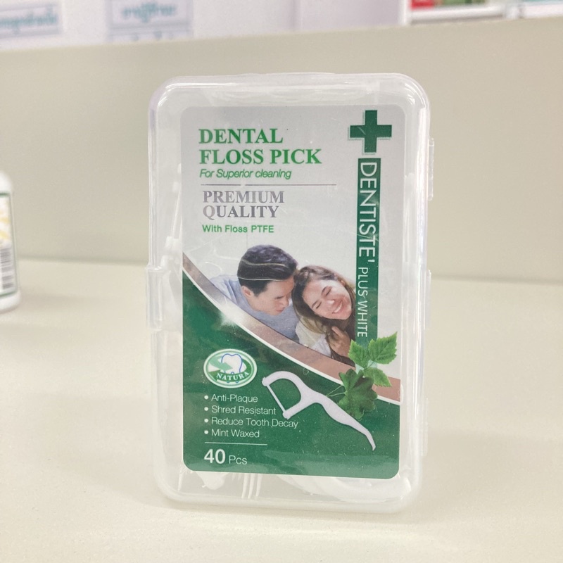Dental Floss Pick เดนทิสเต้ไหมขัดฟันพร้อมด้ามจับ