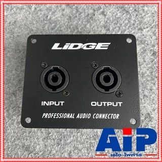 1อัน LIDGE YM-349 เพลทเหล็ก2speakon 8 x9.5cm. เพลทเหล็ก2รู แท็ปลำโพง YM349 YM 349 แท็ปลำโพงเหล็ก2สเปคคอน เพลทเหล็กSPE...