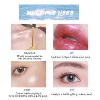 LAMUSELAND อายแชโดว์ แบบกลิตเตอร์ เนื้อลิขวิด มี 8 สี