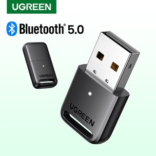 【อัพเกรดใหม่】UGREEN อะแดปเตอร์รับส่งสัญญาณ USB บลูทูธ 5.0 สําหรับชุดหูฟัง PC