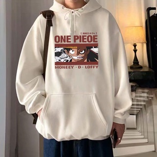 เสื้อกันหนาวแขนยาวมีฮู้ดลายการ์ตูนอะนิเมะสําหรับผู้ชาย