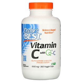 Doctors Best, Vitamin C with Quali-C, 1,000 mg, 360 Veggie Caps