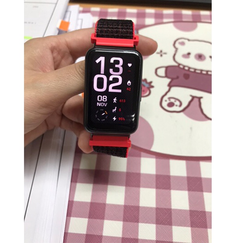 สายนาฬิกาข้อมือไนล่อน ระบายอากาศ แบบเปลี่ยน สําหรับ Huawei Watch FIT