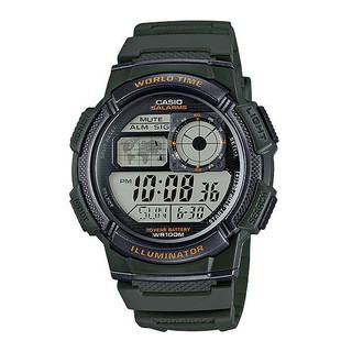 Casio  นาฬิกา  worldtime sport AE-1000W-3AVDF