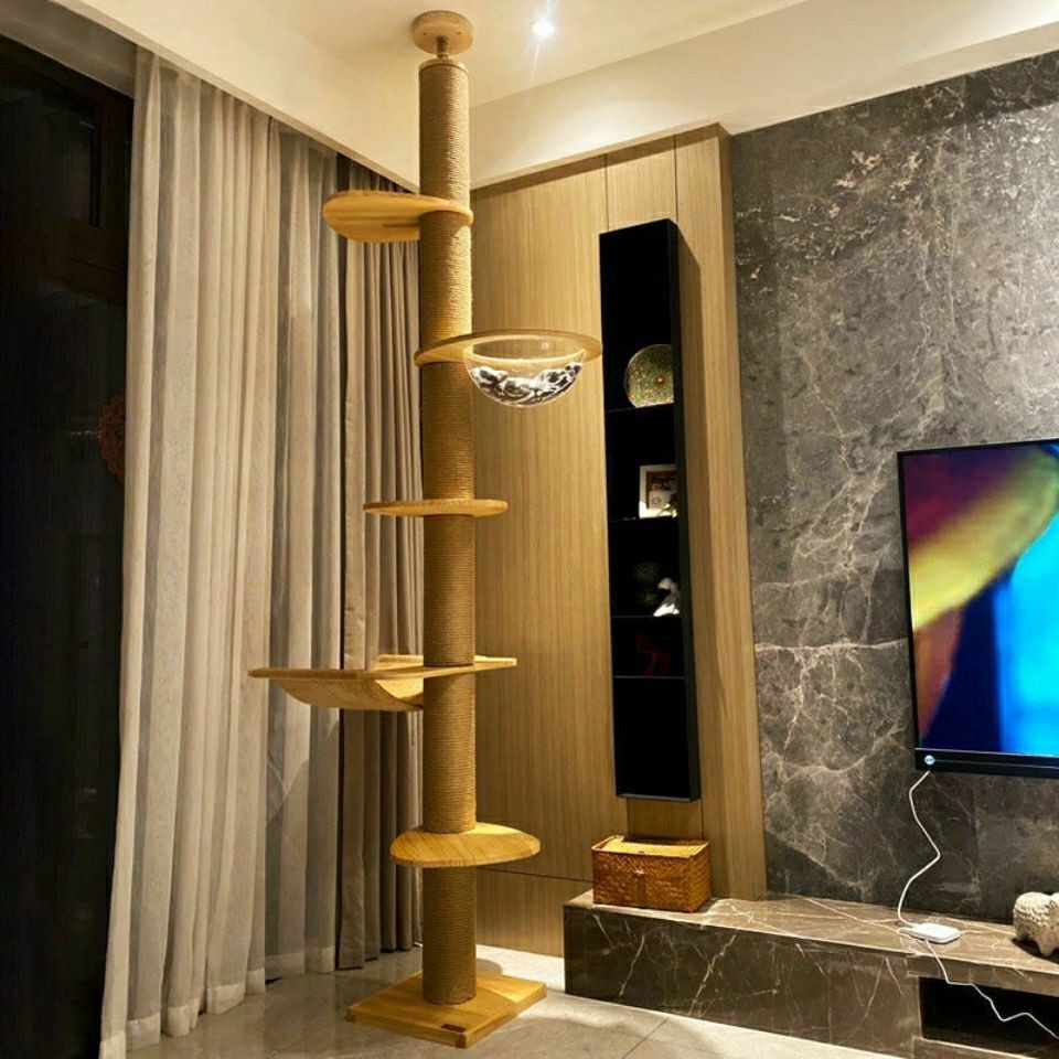 Cat Condo Ceiling / DIY FloortoCeiling Cat Tree Scratch Pole Cat