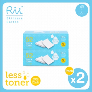 Rii Less Toner Mini 60 Pcs.(แพ็คคู่)