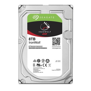 SEAGATE IRONWOLF 8TB NAS HDD 7200RPM CACHE 256MB SATA 3YRS (ST8000VN004) By Shopee SuperIphone1234