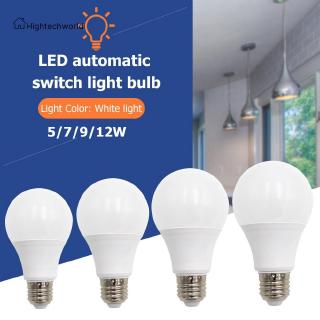 หลอดไฟเซนเซอร์ตรวจจับแสง e 27 led สําหรับติดบันไดระเบียง