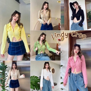 พร้อมส่งค่า  🎉Lindy Top เสื้อครอปแขนยาว นุ่ม มีเลเยอร์ทั้งตัว