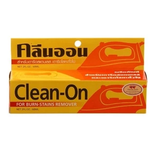 🔥9.15โค้ดส่งฟรีหน้าร้าน🔥Clean-On คลีนออน ครีมทำความสะอาดเตารีด ขจัดคราบไหม้และสนิมบนโลหะเตารีด (60 กรัม)