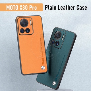 เคสโทรศัพท์มือถือ PC แข็ง หนัง PU สําหรับ Motorola X30 Pro Edge 30 Ultra