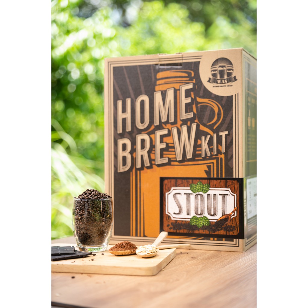 WAS HOMEBREW KIT Stout 4/10Liters วอส โฮมบรูวคิท 4/10ลิตร ชุดทำ