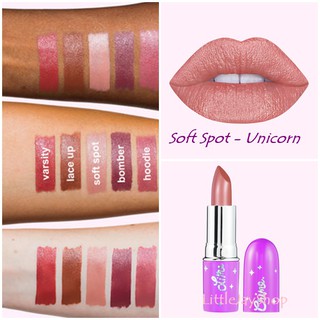 Lime Crime รุ่น Unicorn สี Soft Sport เนื้อ Sheen สีชัด ติดทนนาน ปากไม่แห้ง ของแท้ พร้อมส่ง