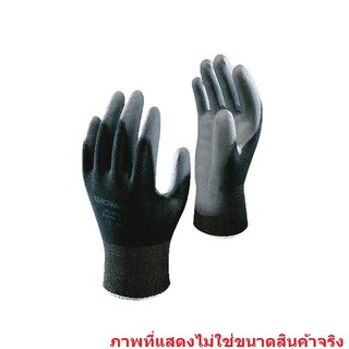 ถุงมือนิรภัย M สีดำ โชวา 21SWABO500 Black M-Showa Safety Gloves 21SWABO500