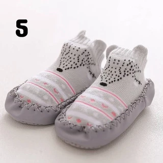 🎀รพร้อมส่ง รองเท้าหัดเดินพื้นกันลื่น รองเท้าหัดเดินลายน่ารัก