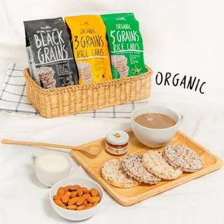 Allrite ธัญพืชออร์แกนิค อบกรอบ สูตรธัญพืช3ชนิด 76กรัม [สีเหลือง] Organic USDA Gluten free