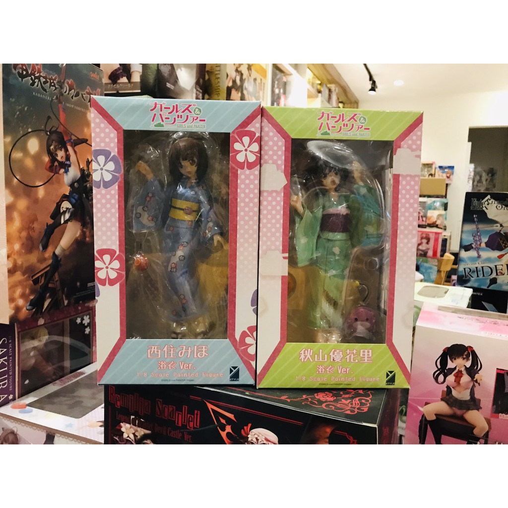 Y-STYLE: Girls und Panzer: Yukari Akiyama & Miho Nishizumi Yukata 1/8 Complete Figure
