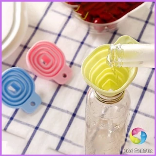 Eos Center กรวยซิลิโคน พับเก็บประหยัดพื้นที่ พกพาสะดวก Silicone funnel