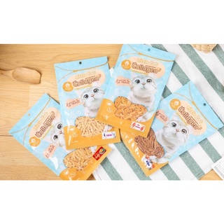 Little cat ขนมแมวทำจากเนื้อไก่ อร่อยน้องแมวติดใจ ขนมแมวเสริมคอลลาเจน 35g