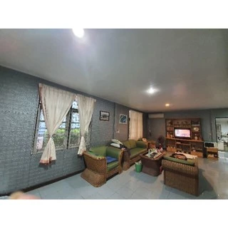 วอลเปเปอร์ สามมิติ 3D wallpaper ติดผนัง วอลเปเปอร์ลายอิฐ ขนาด 70*77cm มีกาวในตัว 1 แผ่น
