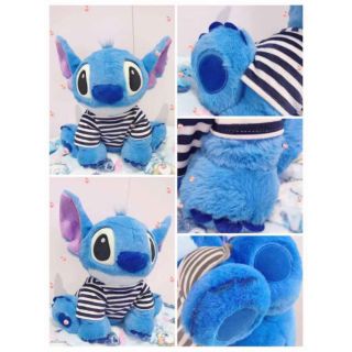 ตุ๊กตาหมอนผ้าห่ม Stitch น่ารักสุด ๆ ตัวใหญ่ ดึงผ้าห่มออกแล้วไม่ยุบ มีเสื้อลายทาง 2 สี สีกรมกับสีน้ำตาล ราคาตัวละ 550 บาท