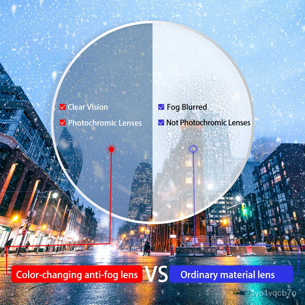 Photochromic Anti Radiation Eye Glasses Anti Fog For Women Men Anti rad ...