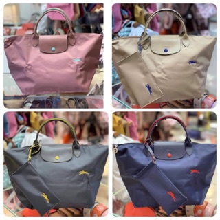 Longchamp Club ไซส์ M หูสั้น (เลือกสีด้านใน)