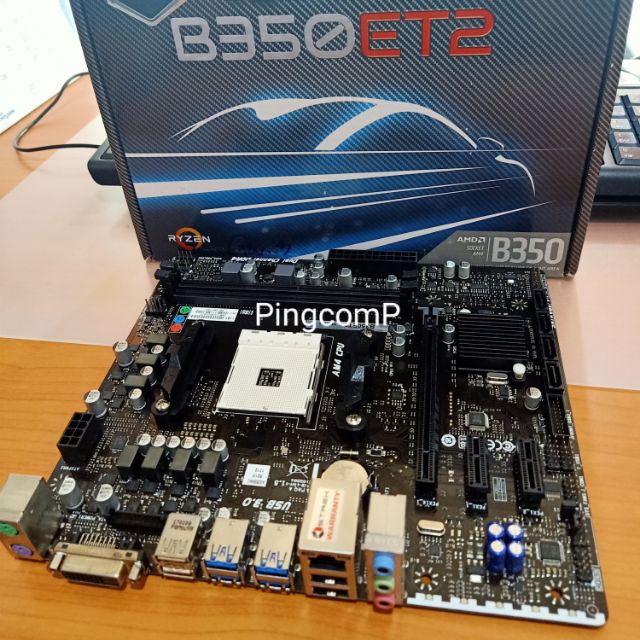 Mainboard ( เมนบอร์ด ) Biostar Racing B350 ET2