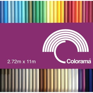 Colorama (PreOrder) ฉากกระดาษฉากหลังขนาด 2.72x11 Background Backdrop Seamless Paper ม้วนฉากกระดาษถ่ายรูป ฉากลิมโบ้ Limbo