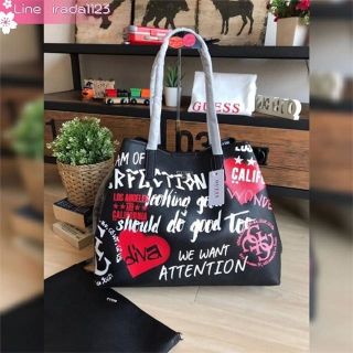 GUESS VIKKY LARGE SHOPPER LOGO ของแท้ ราคาถูก