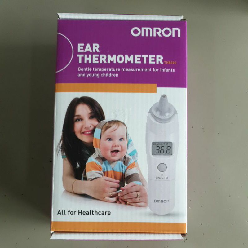 [ของแท้ 💯%] Omron เทอร์โมมิเตอร์วัดไข้ทางหู รุ่น TH839S ประกันศูนย์ไทย
