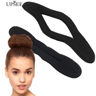 * Magic Sponge Clip Foam โดนัทผมจัดแต่งทรงผม Bun Curler Tool Maker Ring Twist