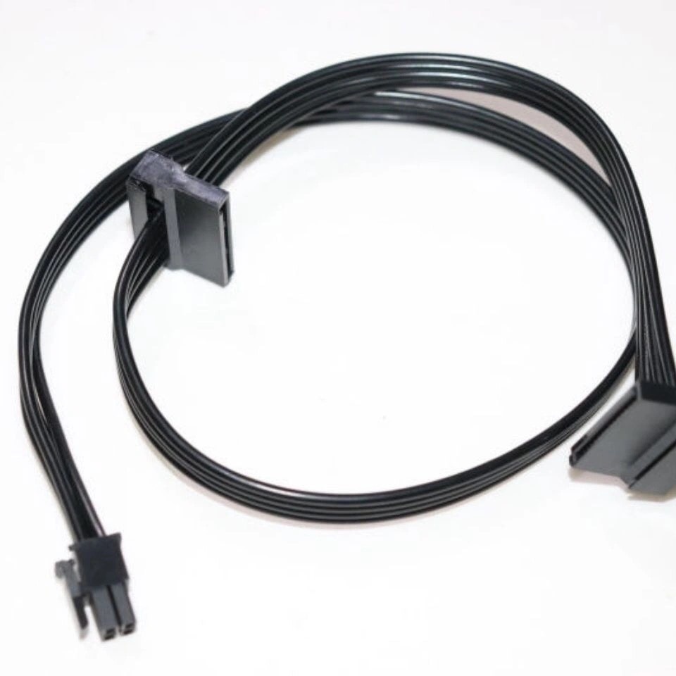 SATA/4Pin อุปกรณ์ต่อพ่วง CPU  4Pin/sata  แหล่งจ่ายไฟ ( สายสีดำ)