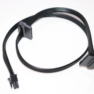 SATA/4Pin อุปกรณ์ต่อพ่วง CPU  4Pin/sata  แหล่งจ่ายไฟ ( สายสีดำ)