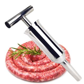 Homemade Sausage Stuffer Stainless Steel Sausage Filling Machine Sausage Syringe Meat Filler Sausage Maker