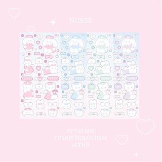 nurse sticker สติกเกอร์ไดคัท
