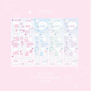 nurse sticker สติกเกอร์ไดคัท