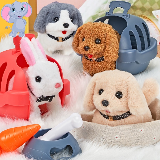 ของเล่นเด็ก Toy Pet สัตว์เลี้ยงของเล่น สัตว์ของเล่น Dog Rabbit  เดินได้ เห่าได้ กระดิกหางได้