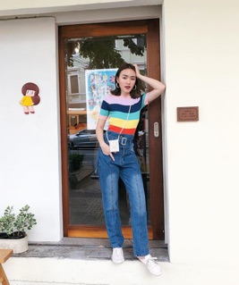 Rainbow knitt T-shirt