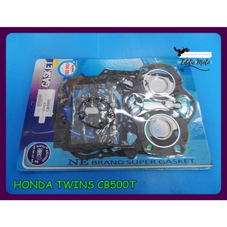 HONDA TWINS CB500T year 1975-1976 GASKET COMPLETE SET "NON ASBESTOS"  / ปะเก็นเครื่อง ชุดใหญ่ อย่างดี ไม่มีแร่ใยหิน