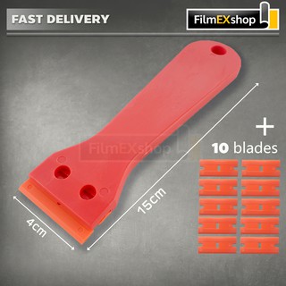 มีดขูดทำความสะอาดกระจก มีดขูดสี ลอกฟิล์ม คัตเตอร์ขูดสี เครื่…