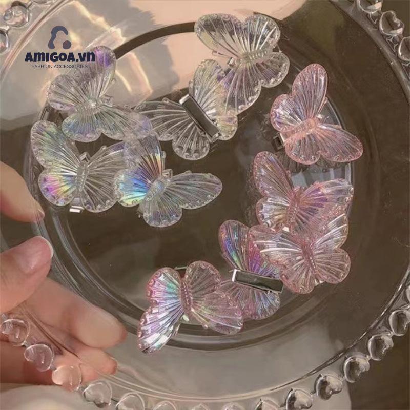 🔥🔥🔥บติดผม รูปผีเสื้อนางเงือก แฟชั่นสวยงาม