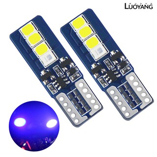 (Luoyang) หลอดไฟ led T10 2835 8smd 12V สําหรับติดหลังคารถยนต์