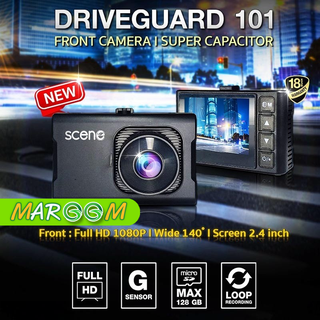 กล้องติดรถยนต์ Drive Guard 101 กล้องหน้า 1080p คมชัดทั้งกลางวันกลางคืน รับประกันยาวนาน 18 เดือน (แถมฟรี Micro SD 32GB)