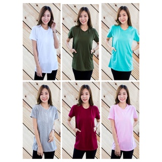 🔥เคลียร์ Stock คอกลม🔥 เสื้อให้นมผ้า cottonผสม