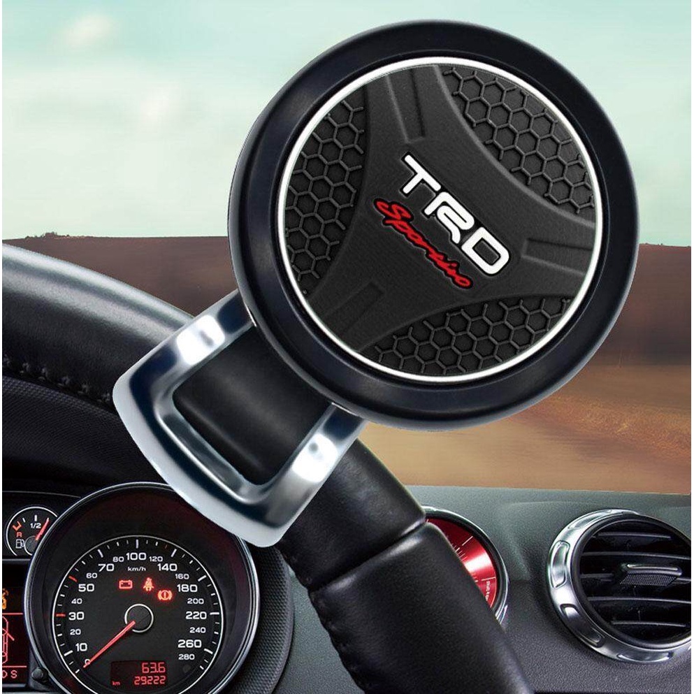 ลูกบิดติดพวงมาลัยรถยนต์ TRDมือจับหมุนพวงมาลัยรถ,อุปกรณ์ช่วยหมุนพวงมาลัยรถยนต์ อุปกรณ์แต่งรถ พวงมาลัยพาวเวอร์ ทรงแฮนด์บอล - รูปที่ 5