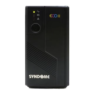 UPS (เครื่องสำรองไฟฟ้า) SYNDOME รุ่น ECO II-800 (800 VA/360 WATT) (1000VA/630W) รับประกัน 2 ปี