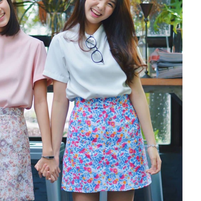 Pudee skirt blue flower