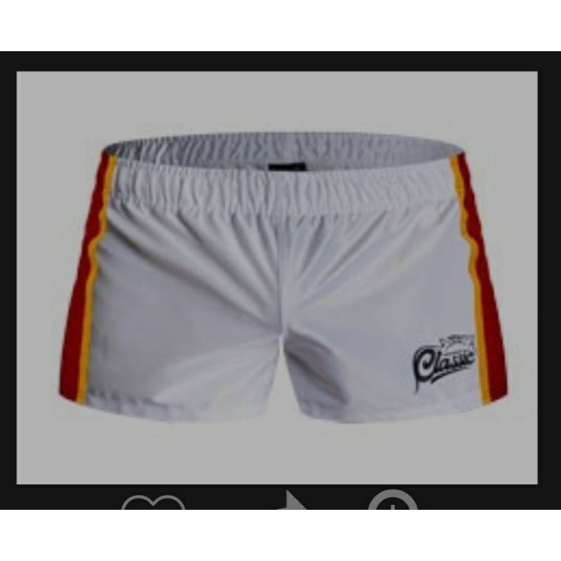 กางเกงรักบี้ Aussiebum RUGBY BLITZ  สีขาว size s ของแท้จากออสเตรเลีย