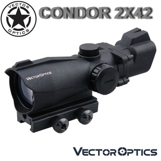 VECTOR OPTIC Red Dot กล้องจุดแดง CONDOR 2x42 Red Dot Sight ทนรีคอยล์ถึง ลูกซอง